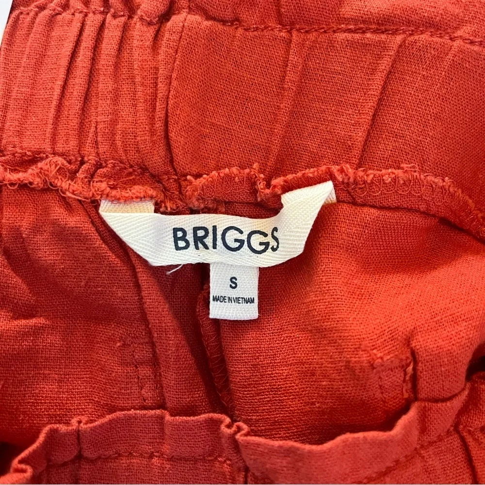Briggs New York Women's Vibrant Red High Waisted Shorts